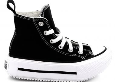 Παιδικό Μποτάκι για Κορίτσι Converse All Star Ctas Lift Double Stack Hi Χρώματος Μαύρο A15868C - ALL STAR - 
