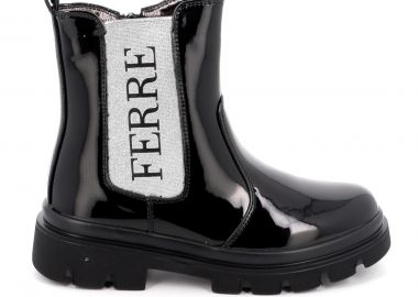 Παιδικό Μποτάκι για Κορίτσι Ferre Χρώματος Μαύρο FB-302 - Ferre - 