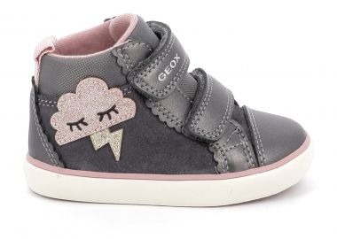 Παιδικό Μποτάκι για Κορίτσι Geox Ανατομικό Χρώματος Γκρι B561MD 022NF C9002 - GEOX - 