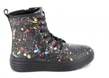 Παιδικό Μποτάκι για Κορίτσι Geox Ανατομικό Χρώματος Μαύρο J16ETA 000BC C9240 - GEOX - 