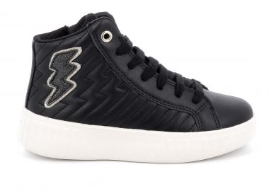 Παιδικό Μποτάκι για Κορίτσι Geox Ανατομικό Χρώματος Μαύρο J56DVE 000BC C9999 - GEOX - 