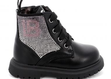 Παιδικό Μποτάκι για Κορίτσι Laura Biagiotti Χρώματος Μαύρο 9752 - LAURA BIAGIOTTI - 