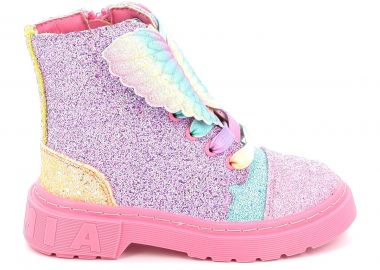 Παιδικό Μποτάκι για Κορίτσι Madmia Χρώματος Πολύχρωμο RAINBOW GLITTER SHOES - MADMIA Ltd - 