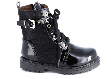 Παιδικό Μποτάκι για Κορίτσι Scarpy Χρώματος Μαύρο X24-61 - SCARPY - 