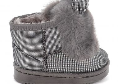 Παιδικό Μποτάκι για Κορίτσι Serafino Χρώματος Γκρι 20204-1B - SERAFINO - 