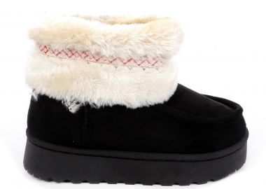 Παιδικό Μποτάκι για Κορίτσι Serafino Χρώματος Μαύρο 20201-3A - SERAFINO - 