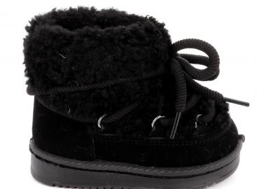 Παιδικό Μποτάκι για Κορίτσι Serafino Χρώματος Μαύρο 20223-1A - SERAFINO - 