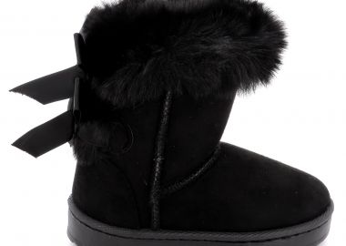 Παιδικό Μποτάκι για Κορίτσι Serafino Χρώματος Μαύρο 20231-2A - SERAFINO - 