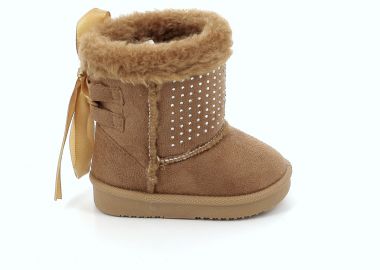 Παιδικό Μποτάκι για Κορίτσι Yoshino Χρώματος Καφέ 24802-39 - YOSHINO - 