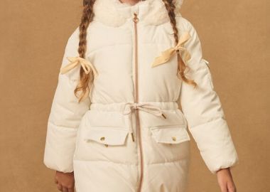 Παιδικό Μπουφάν για Κορίτσια Cream Puffer ΛΕΥΚΟ - SERGENT MAJOR - 