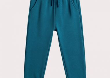 Παιδικό Παντελόνι Φόρμας για Αγόρια Dark Turquoise ΜΠΛΕ - DPAM - 