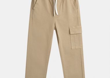 Παιδικό Παντελόνι για Αγόρια Beige Cargo ΚΑΦΕ - DPAM - 
