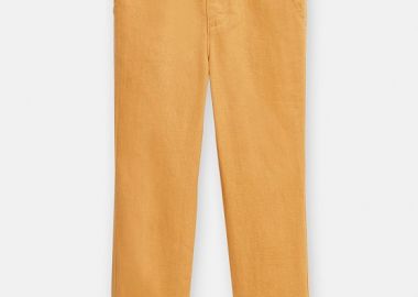 Παιδικό Παντελόνι για Αγόρια Mustard Linen ΚΙΤΡΙΝΟ - DPAM - 