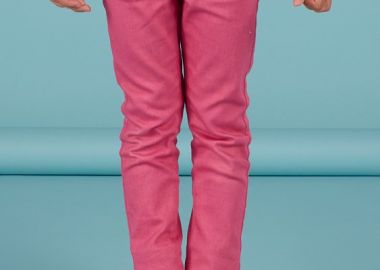 Παιδικό Παντελόνι για Κορίτσια Pink ΡΟΖ - DPAM - 