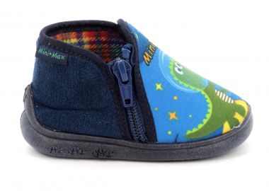 Παιδικό Παντοφλάκι για Αγόρι Mini Max Ανατομικό Χρώματος Μπλε ASTOR 5 - MINIMAX - 