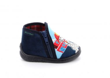 Παιδικό Παντοφλάκι για Αγόρι Mini Max Ανατομικό Χρώματος Μπλε FIRE-4 - MINIMAX - 