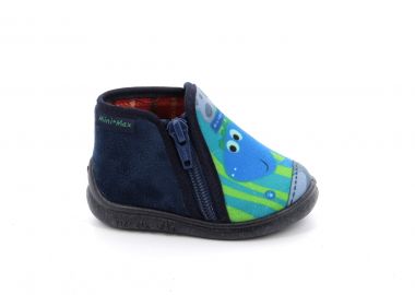 Παιδικό Παντοφλάκι για Αγόρι Mini Max Ανατομικό Χρώματος Μπλε JOJO1-4 - MINIMAX - 