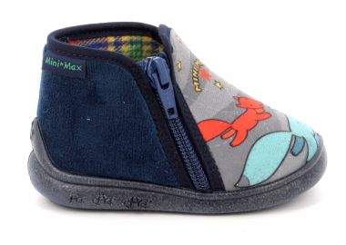 Παιδικό Παντοφλάκι για Αγόρι Mini Max Ανατομικό Χρώματος Μπλε LITLE 5 - MINIMAX - 