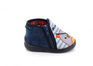 Παιδικό Παντοφλάκι για Αγόρι Mini Max Ανατομικό Χρώματος Μπλε PIRATE-4 - MINIMAX - 