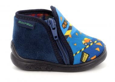 Παιδικό Παντοφλάκι για Αγόρι Mini Max Ανατομικό Χρώματος Μπλε TRUCK 5 - MINIMAX - 