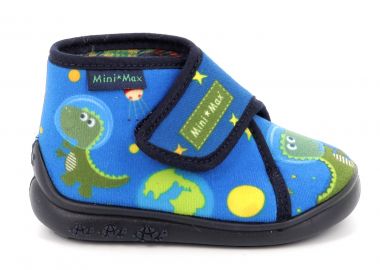 Παιδικό Παντοφλάκι για Αγόρι Mini Max Ανατομικό Χρώματος Μπλε V-ASTOR 5 - MINIMAX - 