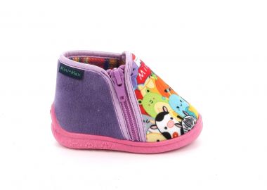 Παιδικό Παντοφλάκι για Κορίτσι Mini Max Ανατομικό Χρώματος Μωβ G-MELIO-4 - MINIMAX - 