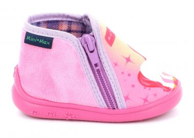 Παιδικό Παντοφλάκι για Κορίτσι Mini Max Ανατομικό Χρώματος Ροζ G-SILVIA 5 - MINIMAX - 