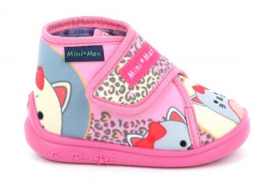 Παιδικό Παντοφλάκι για Κορίτσι Mini Max Ανατομικό Χρώματος Ροζ VG-MIKA 5 - MINIMAX - 