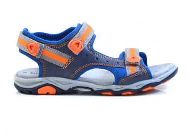 Παιδικό Πέδιλο για Αγόρι Ανατομικό Kickers Kiwi Δερμάτινο Χρώματος Μπλε 558522-30 53 - KICKERS - 