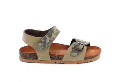 Παιδικό Πέδιλο για Αγόρι BioNatura Χρώματος Χακί 22B1046-I-B-NBFG - BIONATURA - 
