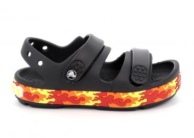 Παιδικό Πέδιλο για Αγόρι Crocs Crocband Cruiser Flames Sndl K Χρώματος Μαύρο 211268-001 - CROCS - 
