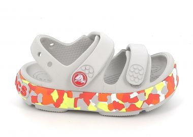 Παιδικό Πέδιλο για Αγόρι Crocs Crocband Cruiser Glow Confetti Bands Dt Χρώματος Γκρι 212528-1X8 - CROCS - 