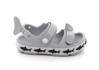 Παιδικό Πέδιλο για Αγόρι Crocs Crocband Cruiser Shark Sandal T Χρώματος Γκρι 210031-007 - CROCS - 