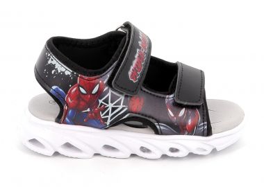 Παιδικό Πέδιλο για Αγόρι Marvel Spiderman με Φωτάκια Χρώματος Μαύρο SP014995 - MARVEL - 