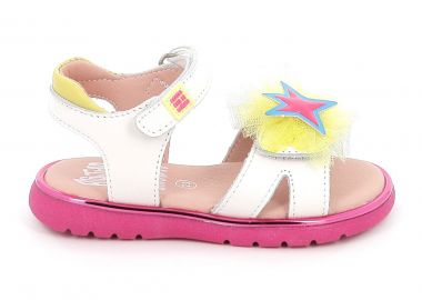 Παιδικό Πέδιλο για Κορίτσι Agatha Ruiz De La Prada Χρώματος Λευκό 262960-B050 - AGATHA RUIZ DE LA PRADA - 