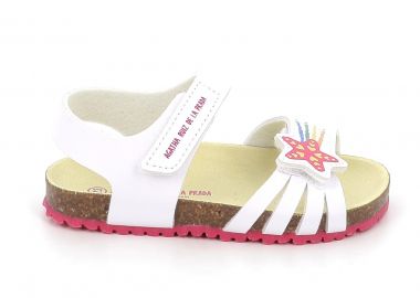 Παιδικό Πέδιλο για Κορίτσι Agatha Ruiz De La Prada Χρώματος Λευκό 262977-A050 - AGATHA RUIZ DE LA PRADA - 