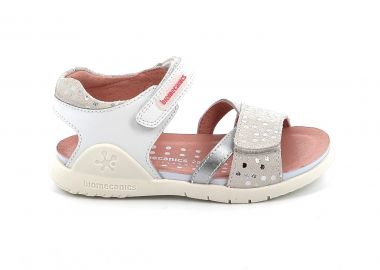 Παιδικό Πέδιλο για Κορίτσι Biomecanics Sandalia Metalizada Ανατομικό Χρώματος Λευκό 232248-C - BIOMECANICS - 