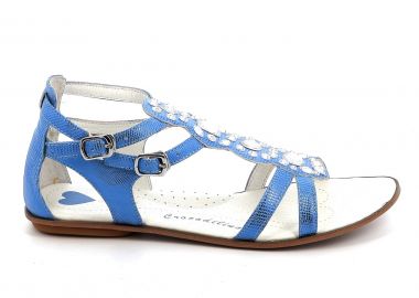 Παιδικό Πέδιλο για Κορίτσι Crocodilino Χρώματος Γαλάζιο 220424078830 - CROCODILINO - 
