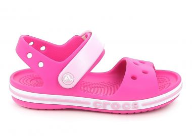 Παιδικό Πέδιλο για Κορίτσι Crocs Bayaband Sandal K Χρώματος Ροζ 211054-6QQ - CROCS - 