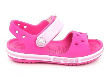 Παιδικό Πέδιλο για Κορίτσι Crocs Bayaband Sandal T Χρώματος Ροζ 211055-6QQ - CROCS - 