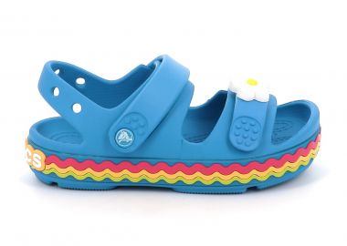 Παιδικό Πέδιλο για Κορίτσι Crocs Crocband Cruise Ricrac Sandal K Χρώματος Μπλε 211028-4WG - CROCS - 
