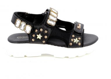 Παιδικό Πέδιλο για Κορίτσι Enrico Coveri Χρώματος Μαύρο E39T284.. - ENRICO COVERI - 