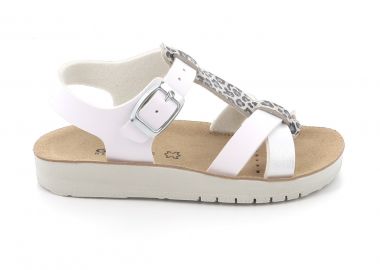 Παιδικό Πέδιλο για Κορίτσι Geox Ανατομικό Χρώματος Λευκό J45EAG 05404 C0007 - GEOX - 