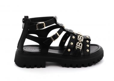 Παιδικό Πέδιλο για Κορίτσι Laura Biagiotti Χρώματος Μαύρο 9621 - LAURA BIAGIOTTI - 