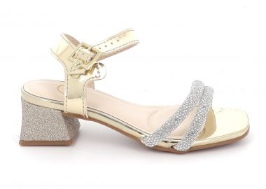 Παιδικό Πέδιλο για Κορίτσι Molekinha Χρώματος Χρυσό 2347.107 - MOLEKINHA - 
