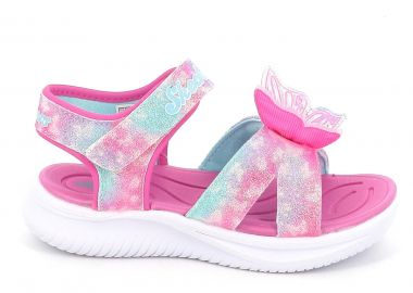 Παιδικό Πέδιλο για Κορίτσι Skechers Butterfly Brites με φωτάκια Χρώματος Ροζ 303109L_PKMT - SKECHERS - 