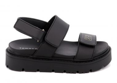 Παιδικό Πέδιλο για Κορίτσι Tommy Hilfiger Χρώματος Μαύρο T3A2-34284-0326 - TOMMY HILFIGER - 