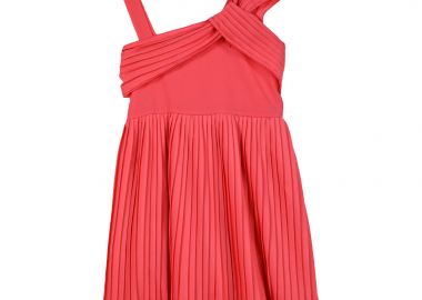 Παιδικό πλισέ φόρεμα για κορίτσι - ΓΛΥΚΟ ΚΟΡΑΛΛΙ 46-224276-7 - energiers - 