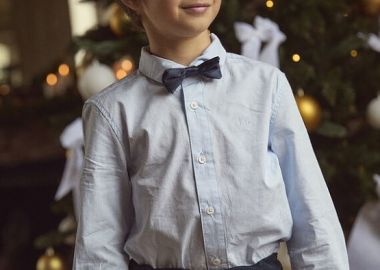 Παιδικό Πουκάμισο για Αγόρια Chic Festive ΜΠΛΕ - SERGENT MAJOR - 