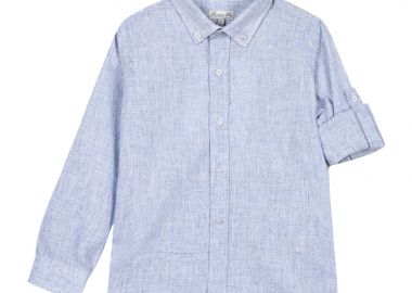 Παιδικό πουκάμισο για καλό ντύσιμο για αγόρι - Μπλε 43-224091-4 - energiers - 